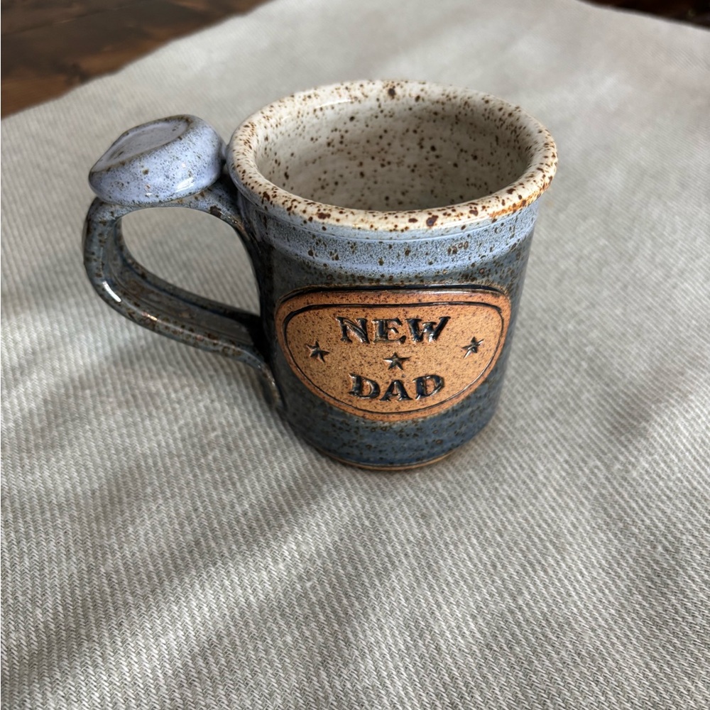 New Dad Pottery Mug